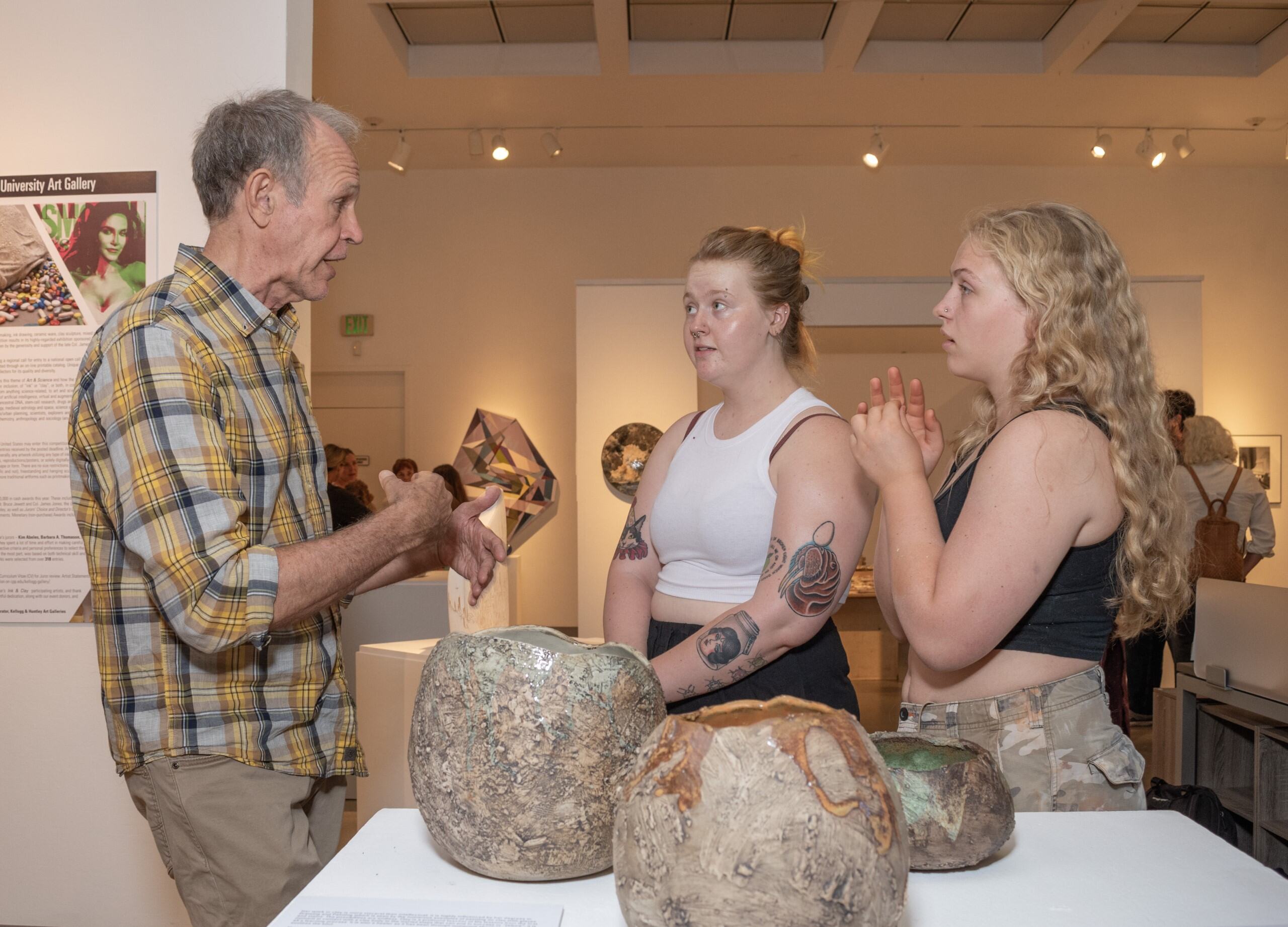 Reception Photo "Ink & Clay 46" ,August 26, 2024 to November 14, 2024
